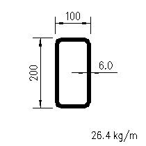 CFRHS 200x100x6,0
