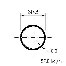 HFCHS 244,5x10,0