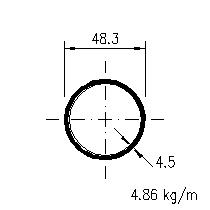 HFCHS 48,3x4,5