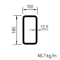 HFRHS 180x100x12,5