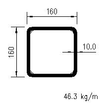 HFSHS 160x160x10,0