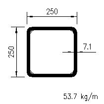 HFSHS 250x250x7,1