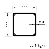 HFSHS 350x350x8,0