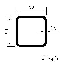 HFSHS 90x90x5,0